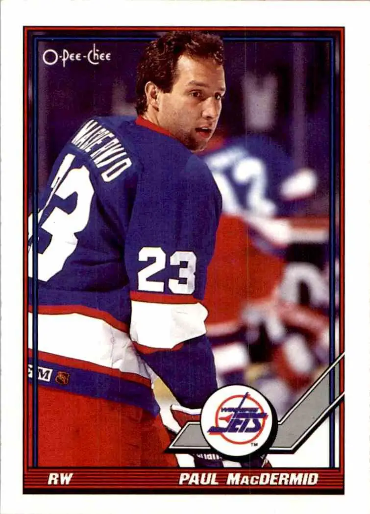 1991-92 O-Pee-Chee NHL # 463 Paul MacDermid
