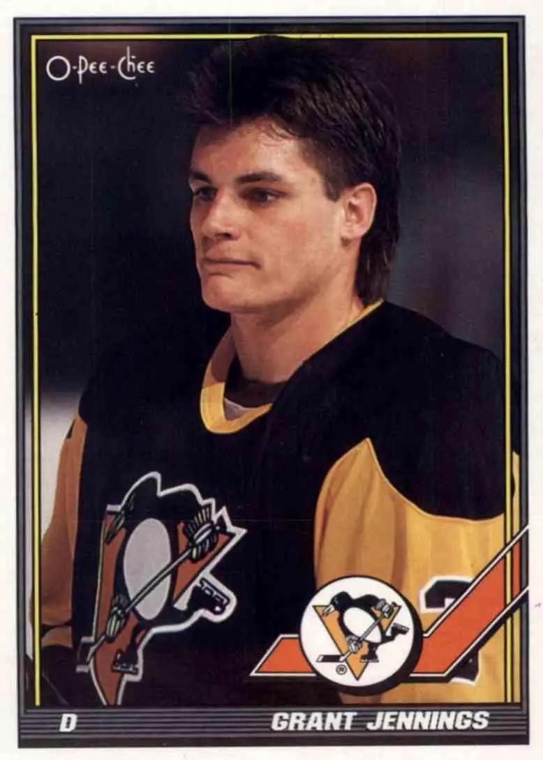 1991-92 O-Pee-Chee NHL # 468 Grant Jennings