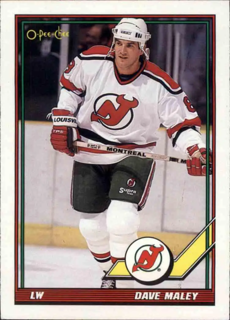 1991-92 O-Pee-Chee NHL # 476 David Maley