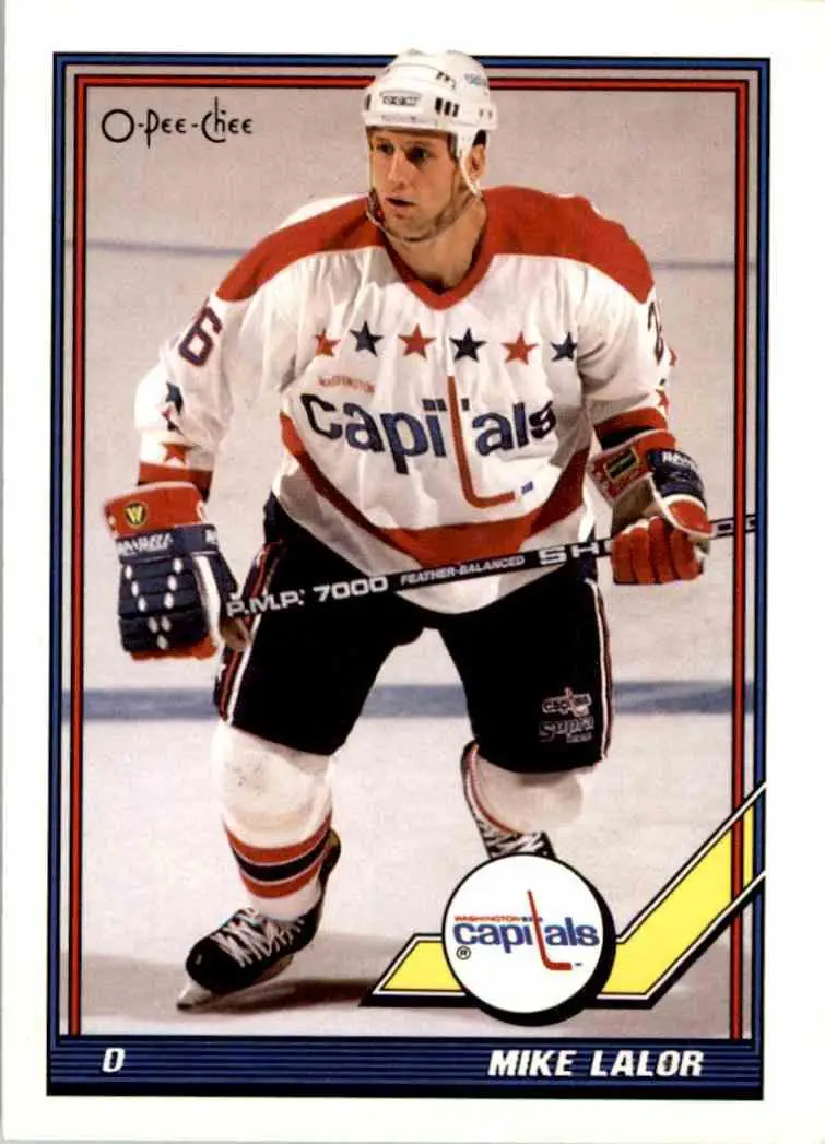 1991-92 O-Pee-Chee NHL # 483 Mike Lalor