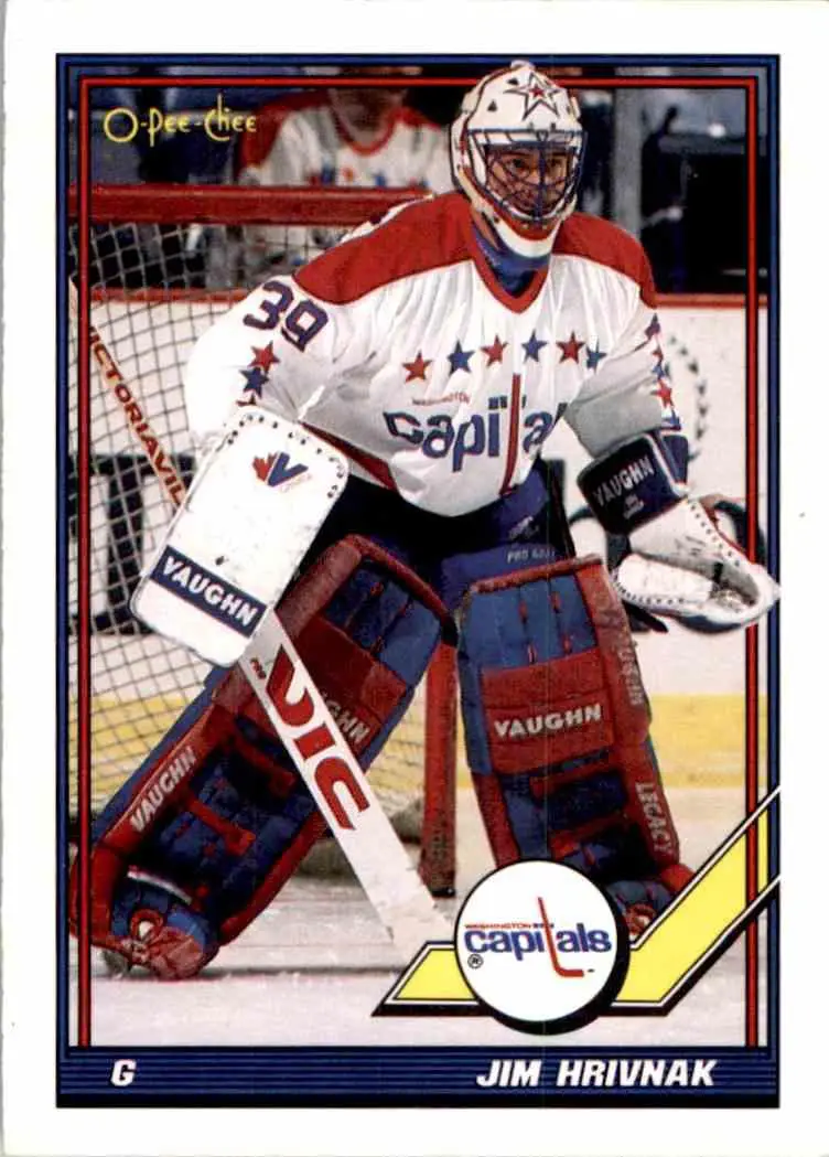 1991-92 O-Pee-Chee NHL # 487 Jim Hrivnak