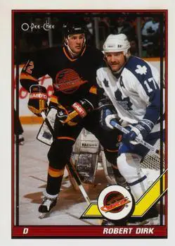 1991-92 O-Pee-Chee NHL # 493 Robert Dirk