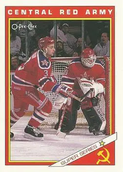 1991-92 O-Pee-Chee NHL # 30R Ц С К А