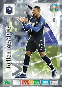 Panini EURO 2020 Preview Adrenalyn XL # 6 Kylian Mbappe