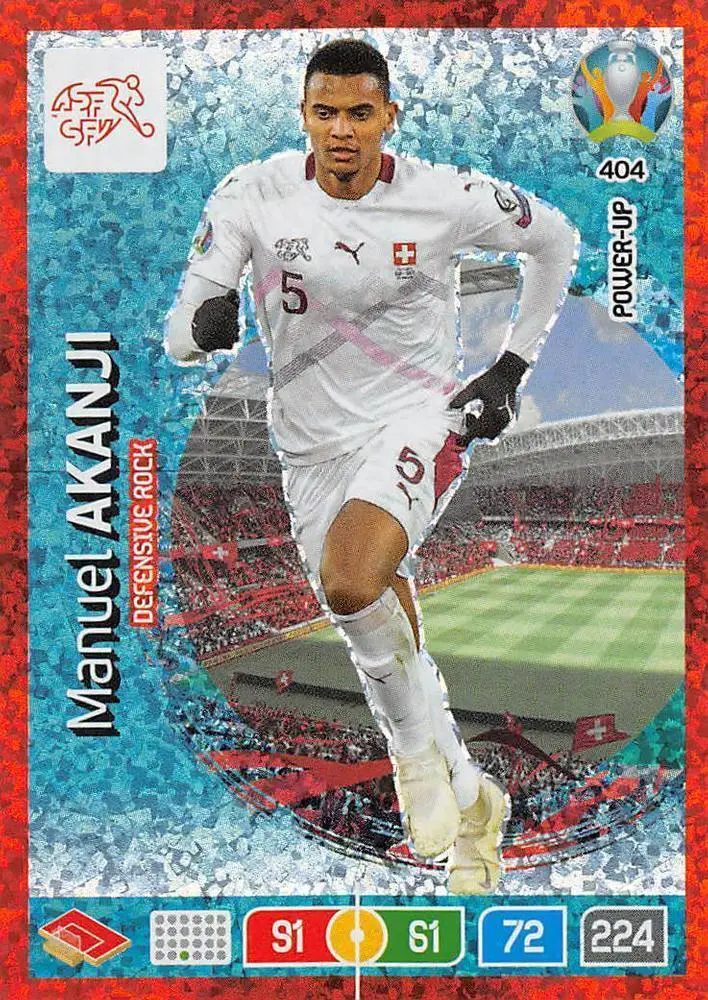 Panini EURO 2020 Preview Adrenalyn XL # 404 Manuel Akanji