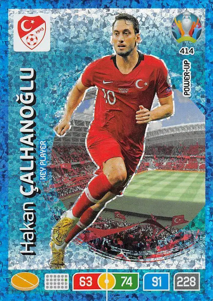 Panini EURO 2020 Preview Adrenalyn XL # 414 Hakan Calhanoglu