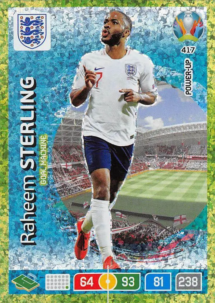 Panini EURO 2020 Preview Adrenalyn XL # 417 Raheem Sterling