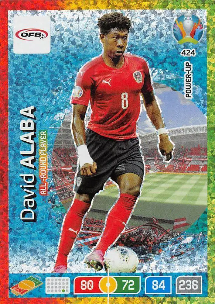 Panini EURO 2020 Preview Adrenalyn XL # 424 David Alaba