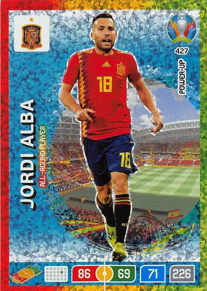 Panini EURO 2020 Preview Adrenalyn XL # 427 Jordi Alba