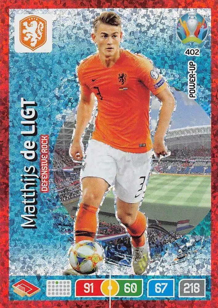 Panini EURO 2020 Preview Adrenalyn XL # 402 Matthijs De Ligt
