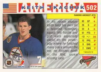 1993-94 TOPPS Premier # 502 Keith Tkachuk USA 1