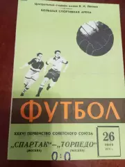 Спартак Москва - Торпедо Москва 1974