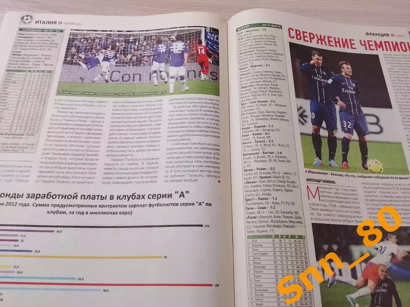 Еженедельник Футбол (Киев, Украина) 2013 №28 (1107) 1