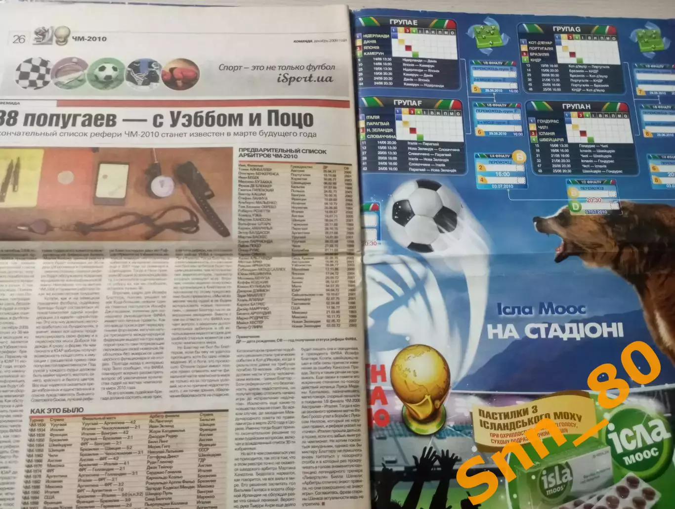 Команда (Киев, Украина) 2009 №12 Спецвыпуск Чемпионат Мира 26стр. 2