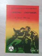 Нефтчи Баку - Пахтакор Ташкент 1983