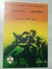 Нефтчи Баку - Нистру Кишинев 1983