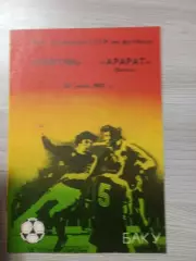 Нефтчи Баку - Арарат Ереван 1983