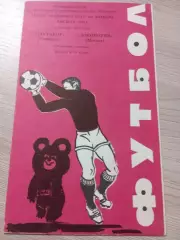 Пахтакор Ташкент - Локомотив Москва 1980
