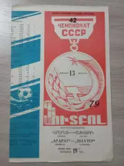 Арарат Ереван - Шахтер Донецк 1979