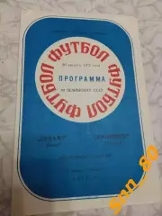 динамо киев - Черноморец Одесса 1977 дубль