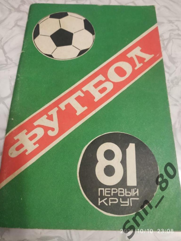 Календарь-справочник Краснодар-1981. 1-й круг