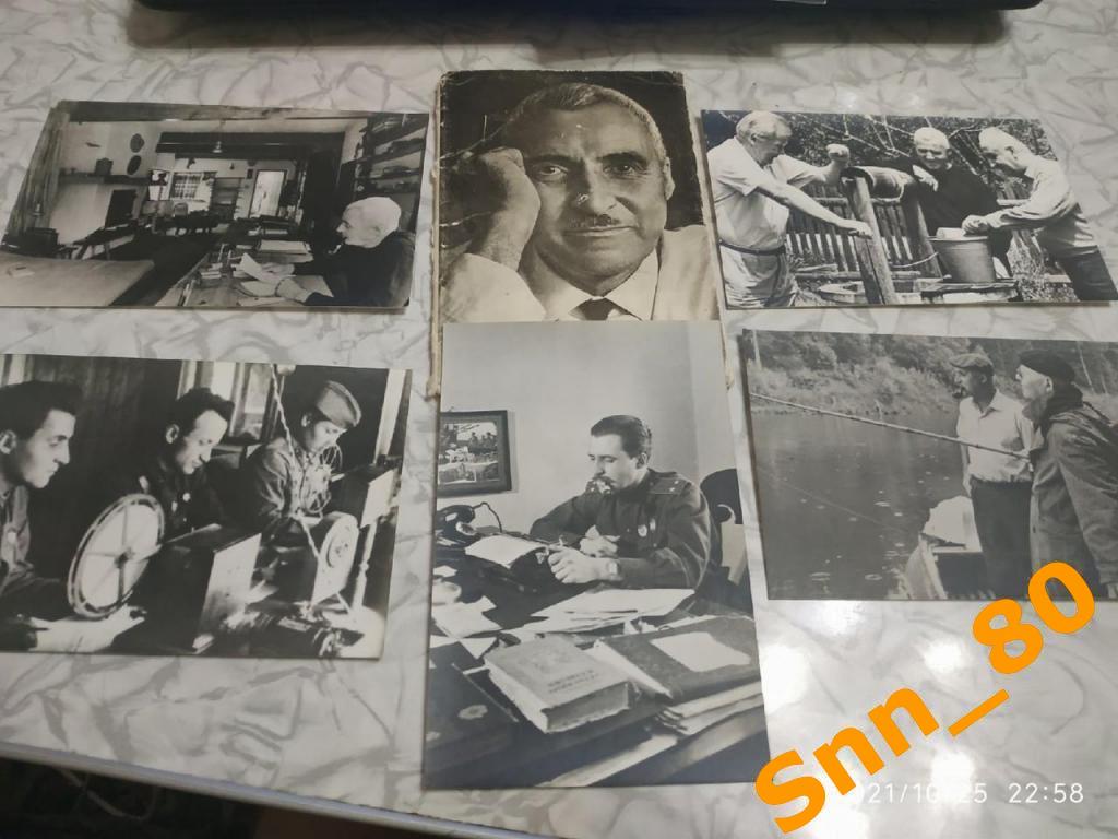 К.М.Симонов (1915-1979) Комплект из 12 фотооткрыток из архивов семьи К.Симонова