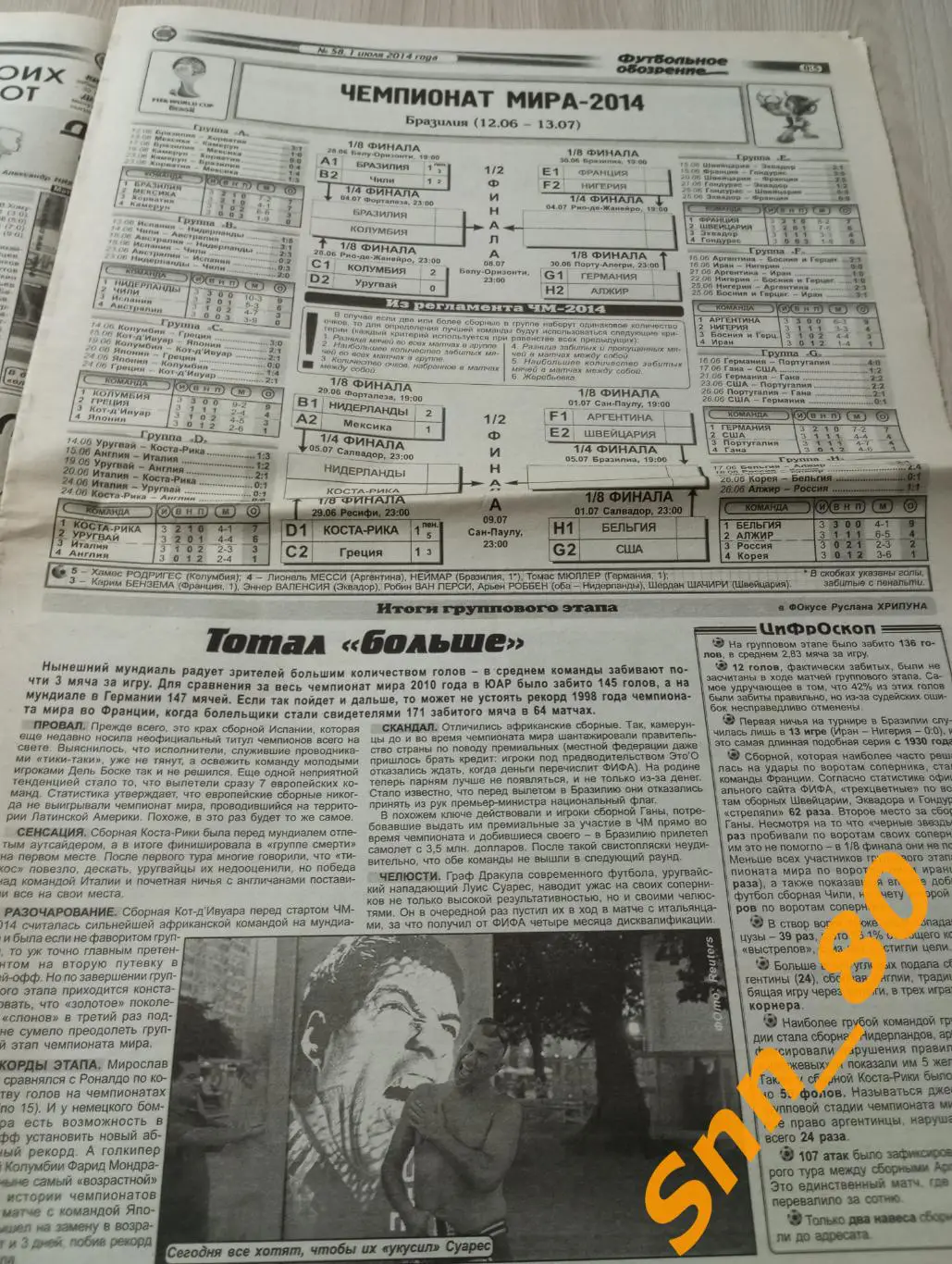 Футбольное обозрение (Луганск) 2014 №58 1