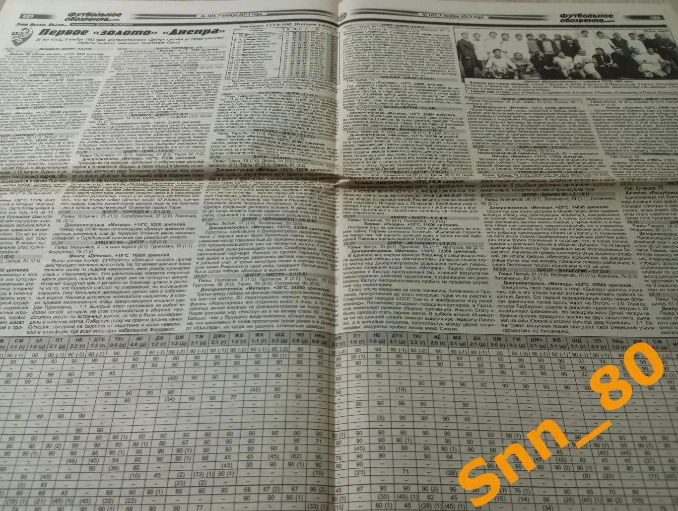 Футбольное обозрение (Луганск) 2013 №103 4