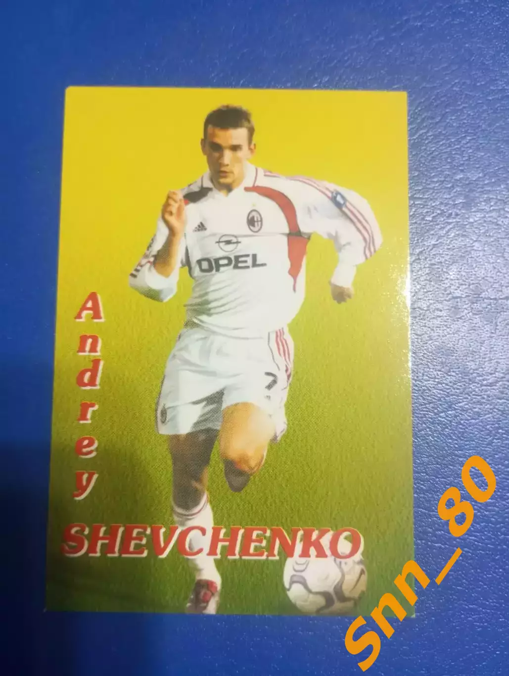 Календарик Андрей Шевченко Милан Италия 2003 3