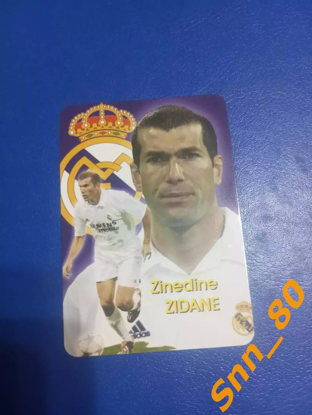 Календарик Зинедин Зидан Реал Мадрид Испания 2004