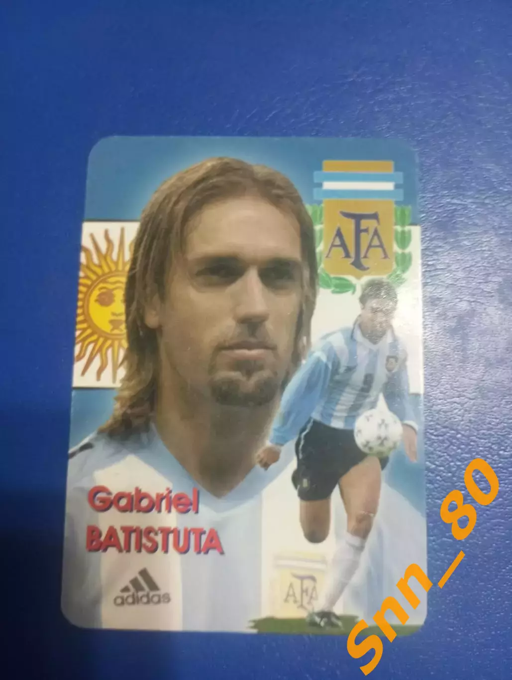 Календарик Габриэль Батистута Аргентина 2004