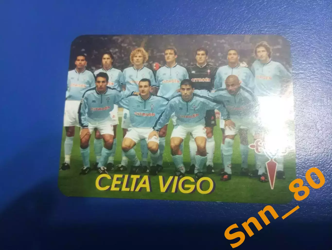 Календарик Сельта Виго Испания 2002