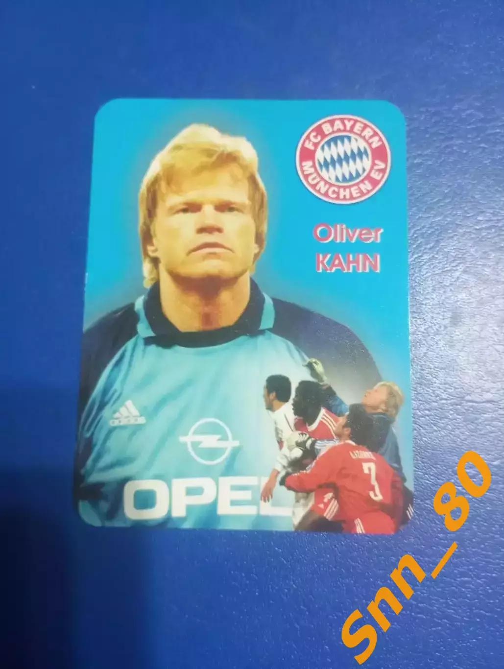 Календарик Оливер Кан Бавария Мюнхен Германия 2002 1