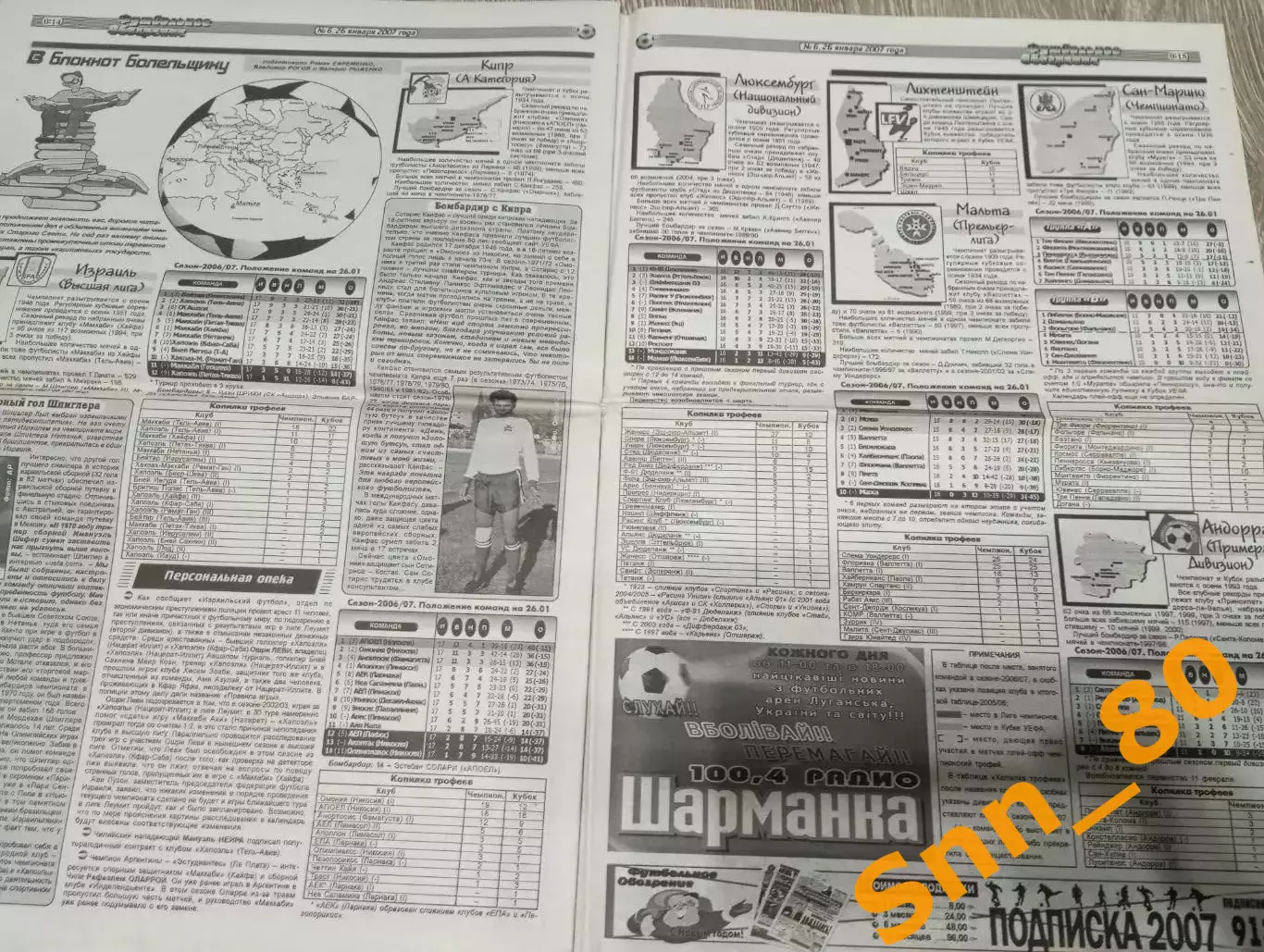 Футбольное обозрение (Луганск) 2007 №6 (119) 4