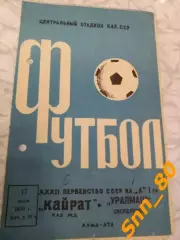 Кайрат Алма-Ата - Уралмаш Свердловск 1970