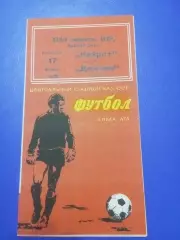 Кайрат Алма-Ата - Динамо Москва 1972