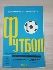 Кайрат Алма-Ата - ЦСКА Москва 1973