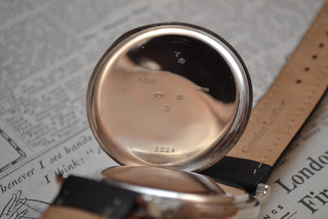 Антикварные часы Rolex серебро 1931 керамический циферблат, не на ходу 1