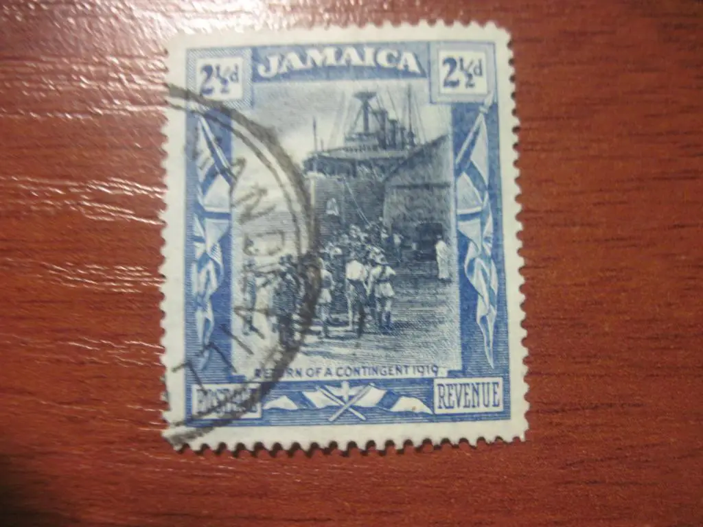 Ямайка 1920 порт флот корабли Возвращение контингента солдатГаш