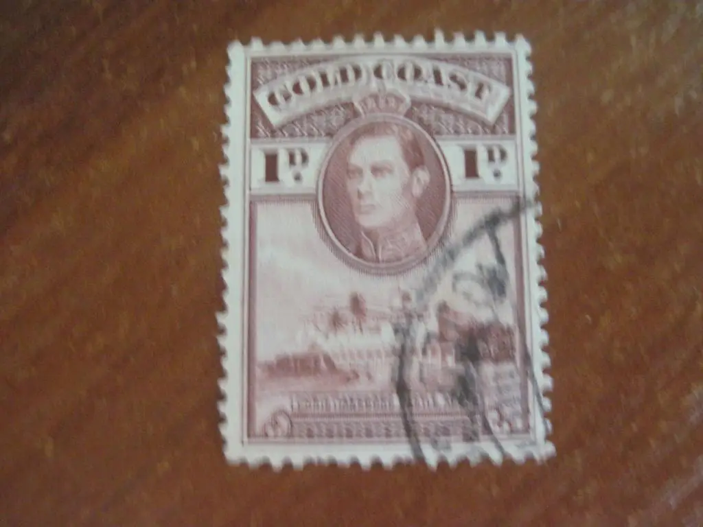 Голд Кост Золотой берег Британская колония 1938 замок крепость ГАШ