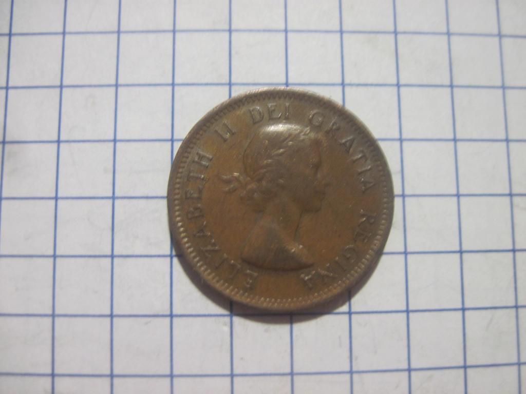 Канада 1 цент 1953 UNC