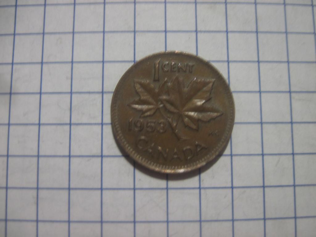 Канада 1 цент 1953 UNC 1