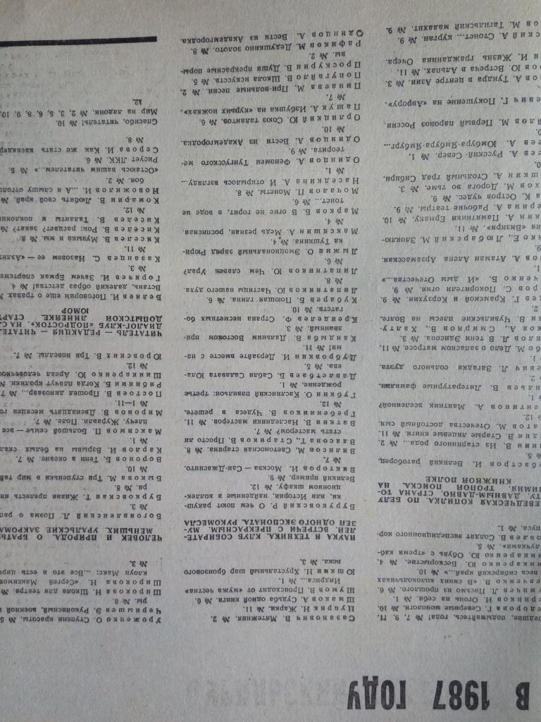 Журнал Уральский Следопыт, 1987 год, годовой комплект №№ 1-12 4