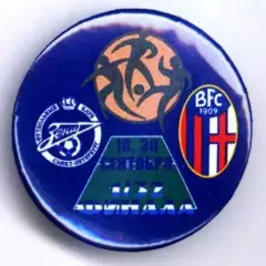 Матчевый значок 16.09.1999, 30.09.1999 Зенит - Болонья Болонья НОВОДЕЛ