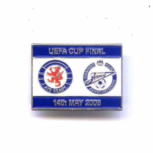 Знак Рейнджерс - Зенит UEFA CUP FINAL 14.05.2008