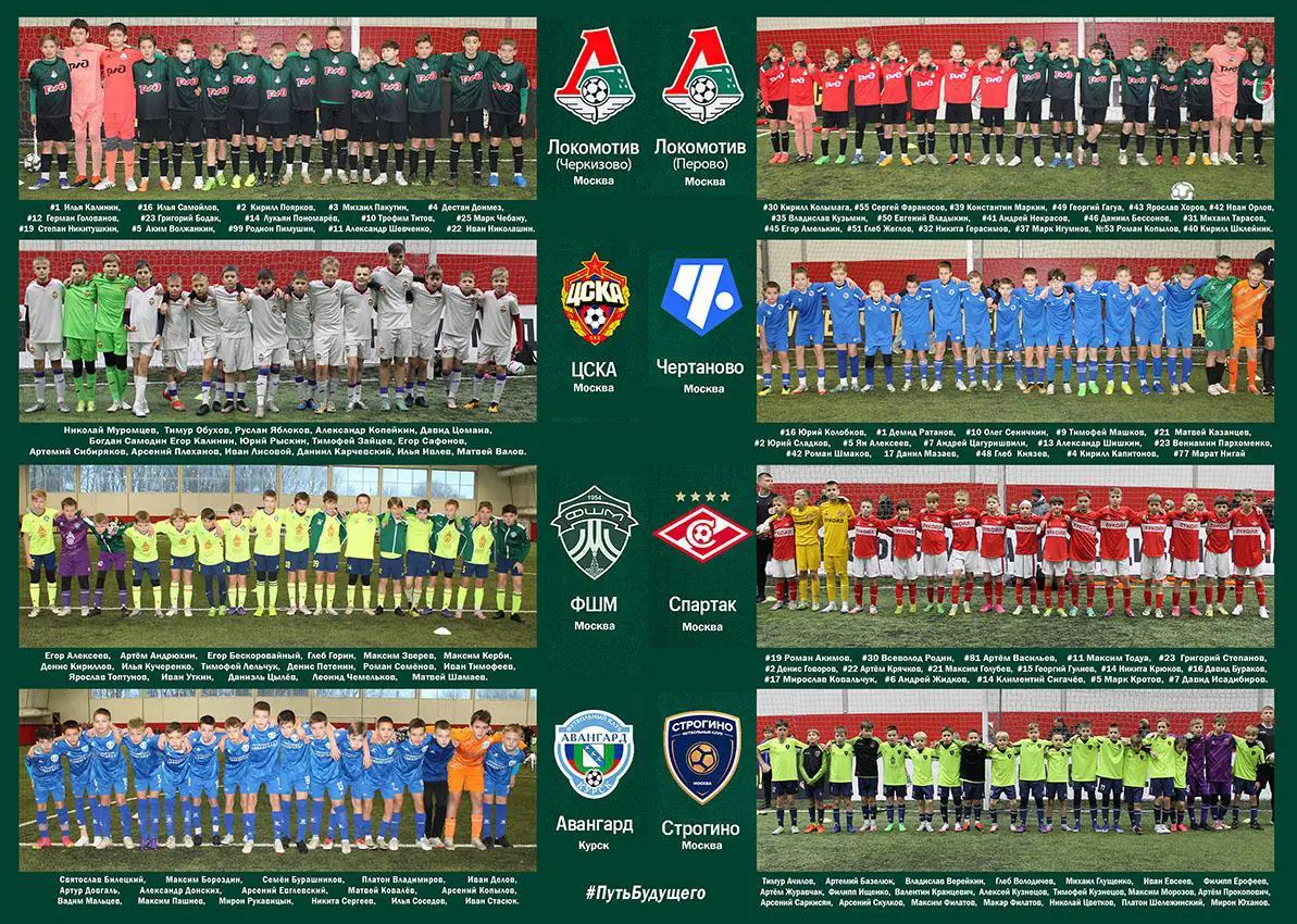 2024 Программа. U-11 Спартак, ЦСКА, Локомотив...2013 г.р. Турнир Путь Будущего 1