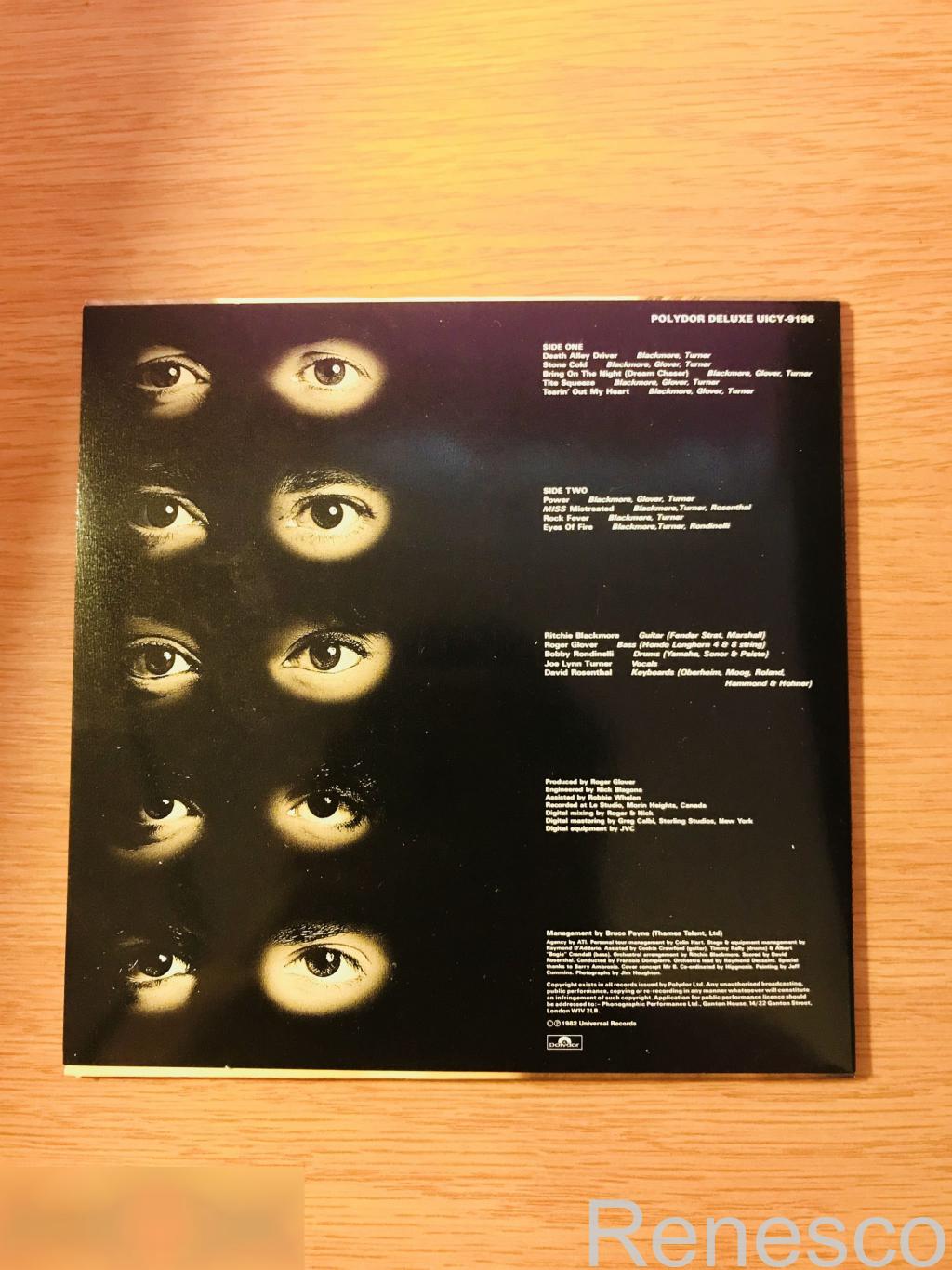 (CD) Rainbow ?– Straight Between The Eyes (2001) (Japan) 1