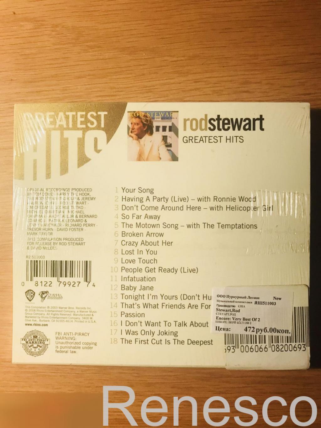 (CD) Rod Stewart ?– Encore: The Very Best Of Rod Stewart, Vol. 2 (2003) (USA) (N 1