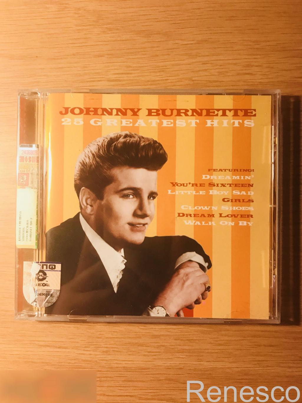 (CD) Johnny Burnette ?– 25 Greatest Hits (Europe) (2004)