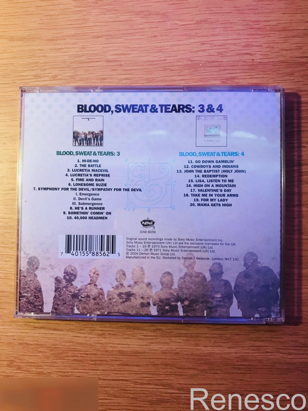 (CD) Blood, Sweat & Tears ?– 3 & 4 (Europe) (2004) 1